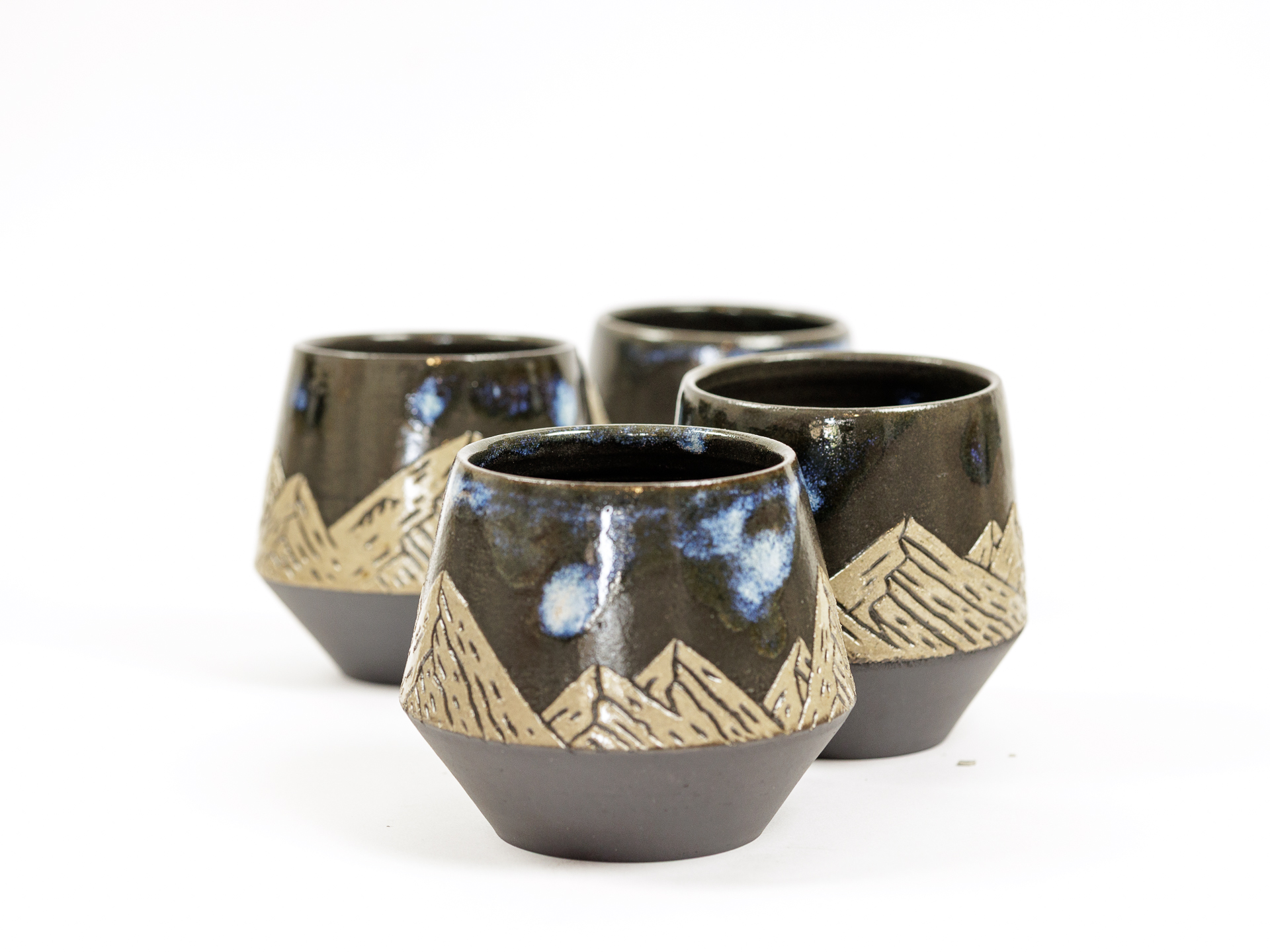 Berge-Tasse 4-er Pack